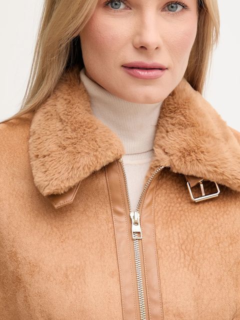 Gaudi kurtka kolor brązowy przejściowa 521BD39003