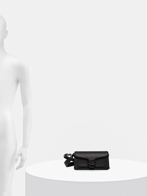 Coach torebka skórzana Tabby kolor czarny CY201