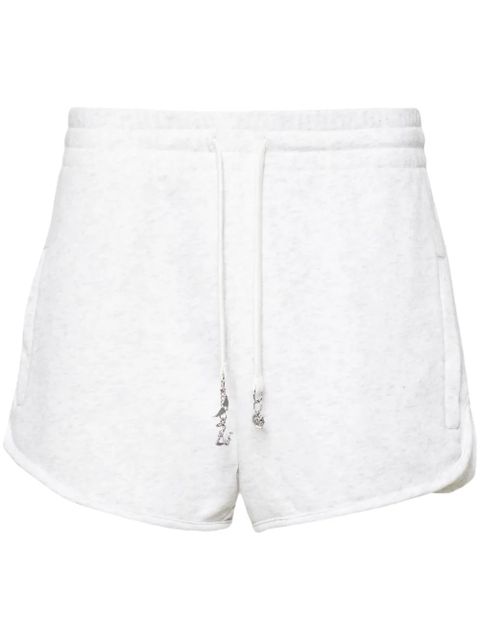 Zadig&Voltaire logo-charm cotton mini shorts - Grey - zdjęcie produktu nr 1