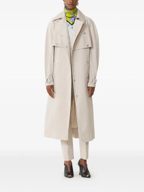 Lanvin double-breasted belted coat - Neutrals - zdjęcie produktu nr 2