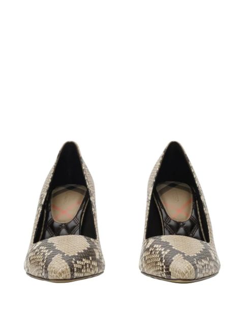 Burberry python-print leather Dame High Pumps​ - Neutrals - zdjęcie produktu nr 2