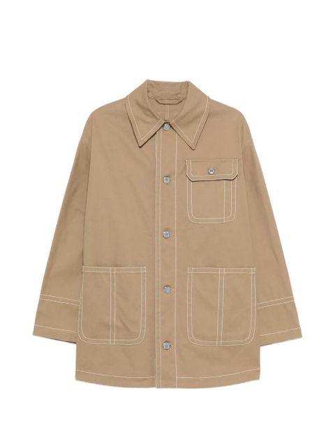 AMI Paris pocket topstitching jacket - Neutrals - zdjęcie produktu nr 1
