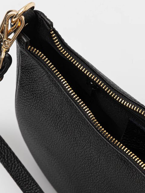 Answear.LAB torebka skórzana kolor czarny