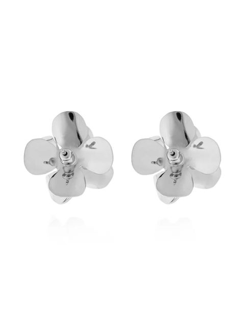 Marni floral-motif earrings - Silver