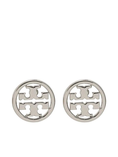Tory Burch Miller Double-T stud earrings - Metallic - zdjęcie produktu nr 1