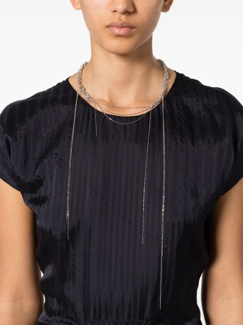 LEMAIRE Tangle bead-chain necklace - Silver