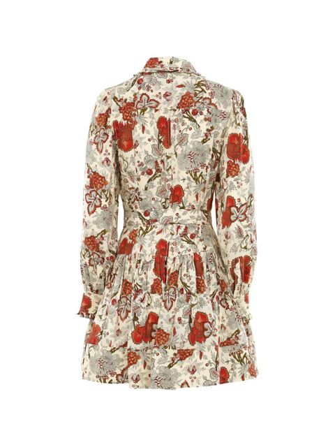 Ulla Johnson Simona floral ruffled mini dress - Neutrals - zdjęcie produktu nr 2