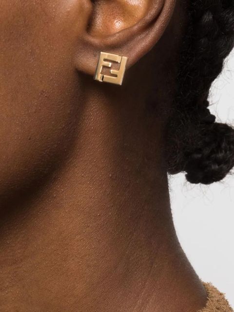 FENDI Orecchini FF stud earrings - Gold - zdjęcie produktu nr 2