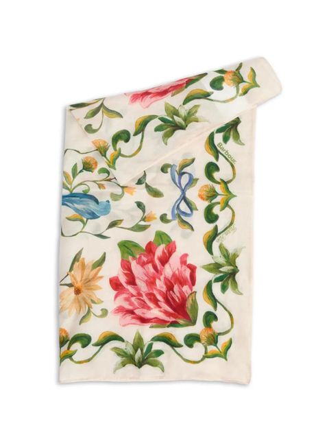 Barbour Barbour FARM Rio Azelia floral-print scarf - Neutrals