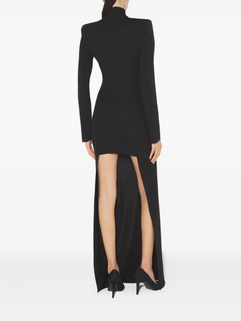 Jean Paul Gaultier long-sleeve cut-out back dress - Black
