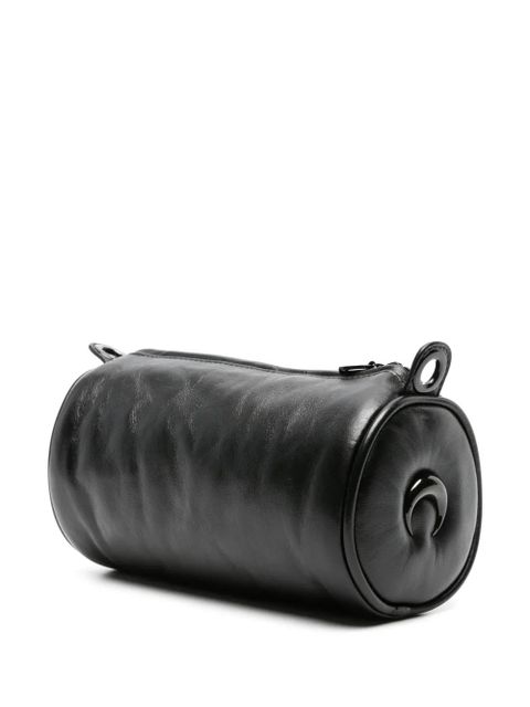Marine Serre Billow leather crossbody bag - Black - zdjęcie produktu nr 2