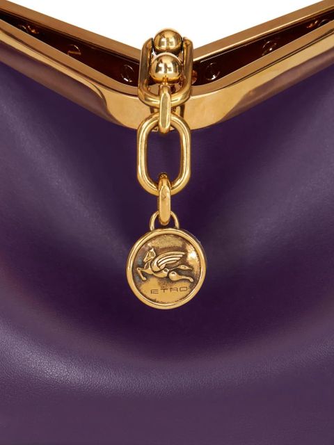 ETRO Vela leather shoulder bag - Purple
