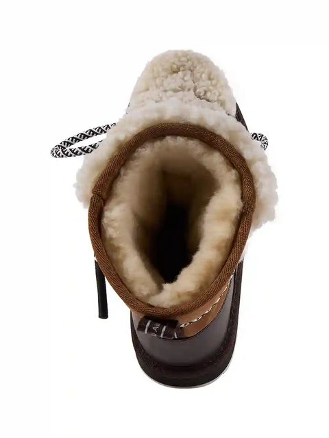 Emu Australia śniegowce Blurred Teddy kolor brązowy W13196