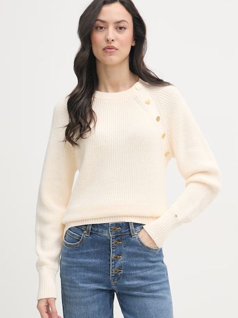 Tommy Hilfiger sweter damski bawełniany - zdjęcie produktu nr 2