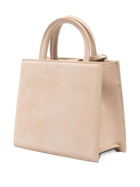 MC2 Saint Barth mini Shop suede tote bag - Neutrals - zdjęcie produktu nr 2