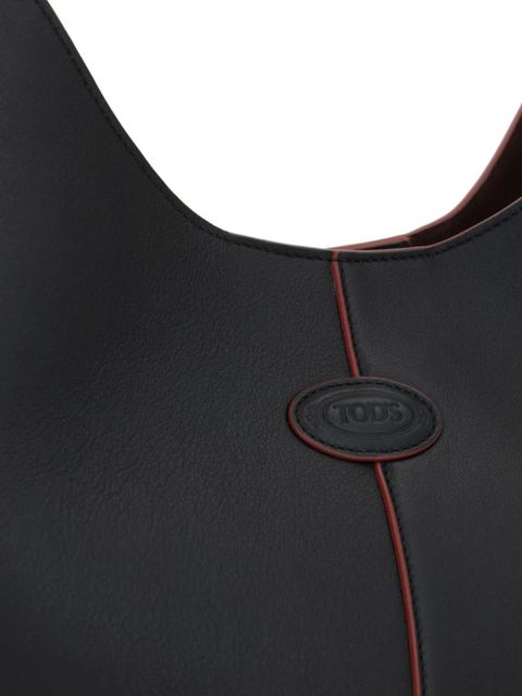 Tod's small Di hobo leather bag - Black