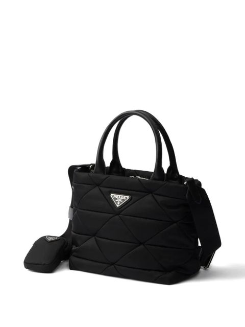 Prada small Re-Nylon padded tote bag - Black - zdjęcie produktu nr 2