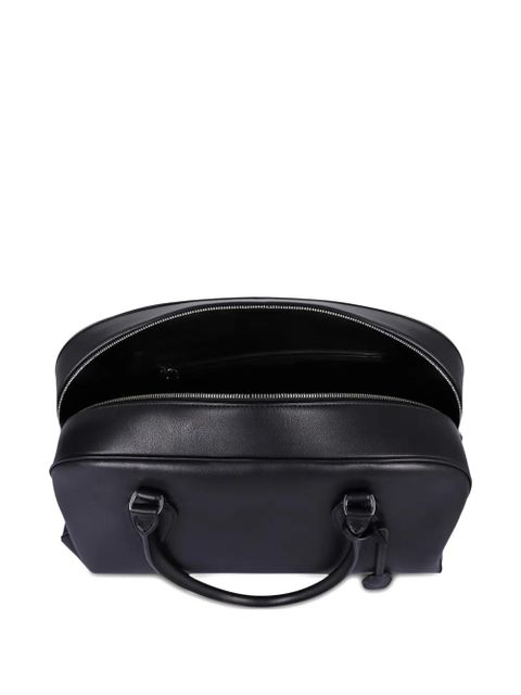 The Row India 12 leather tote bag - Black