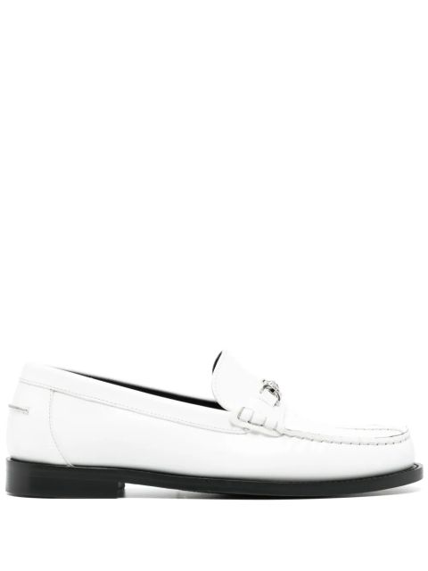 Versace Medusa '95 leather loafers - White