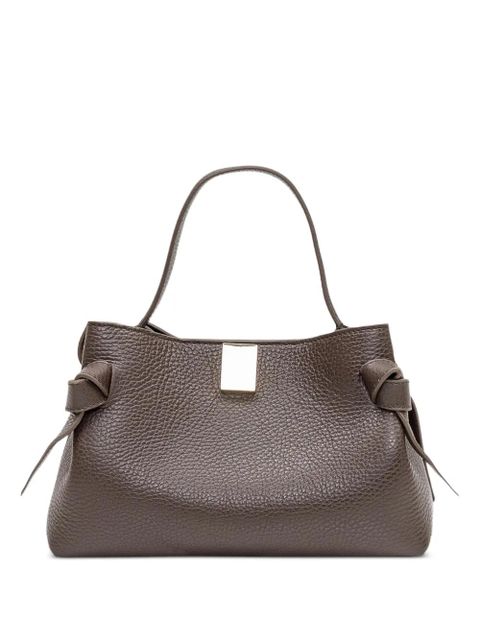 Yuzefi mini Gyoza knot-detail tote bag - Brown
