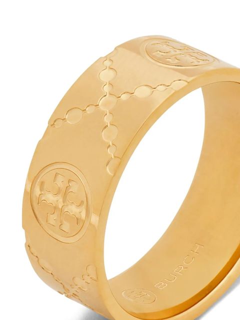 Tory Burch Double T polished-finish ring - Gold