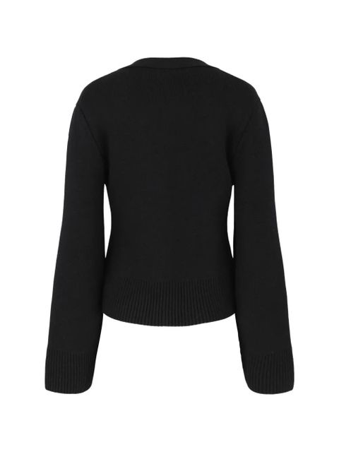 Cult Gaia Jos V-neck button cardigan - Black - zdjęcie produktu nr 2