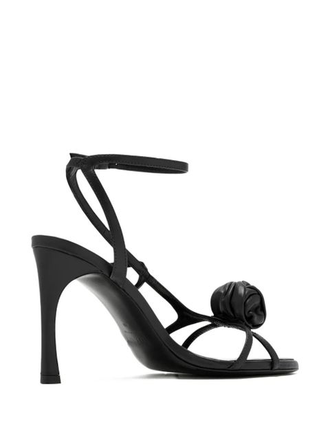ROTATE BIRGER CHRISTENSEN rosette strap sandals - Black