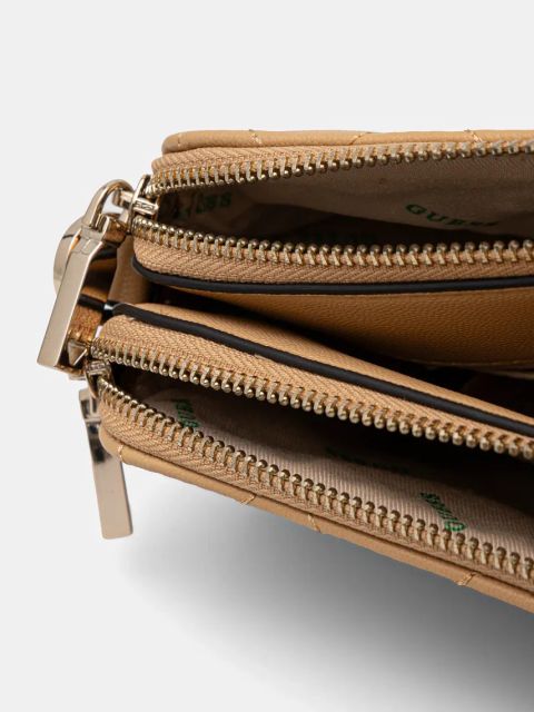 Guess torebka kolor beżowy HWEQG9 50973