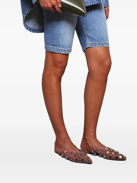 The Attico 8.3 clutch bag - Green