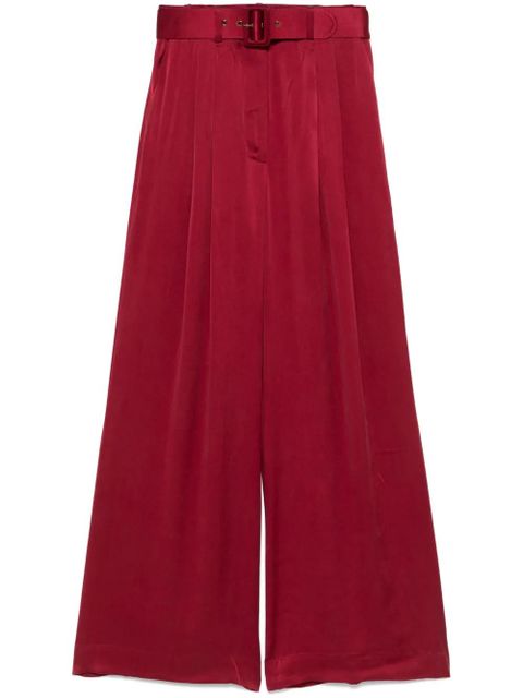 ZIMMERMANN Tuck trousers - Red - zdjęcie produktu nr 1