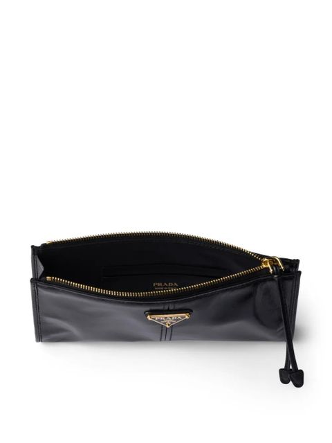 Prada leather pouch bag - Black