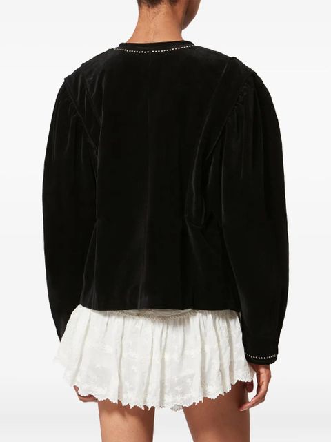 ISABEL MARANT Pietra embellished jacket - Black