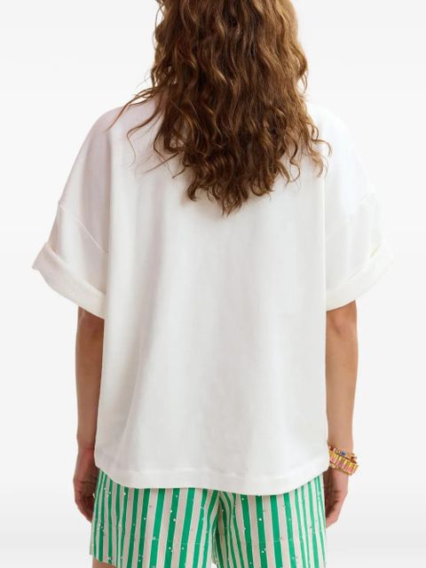 Essentiel Antwerp floral-pattern T-shirt - White