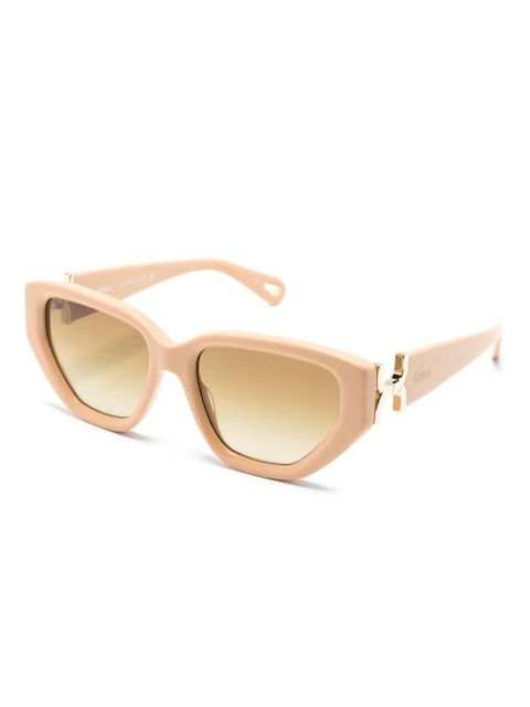 Chloé Eyewear Marcie cat-eye sunglasses - Neutrals - zdjęcie produktu nr 2