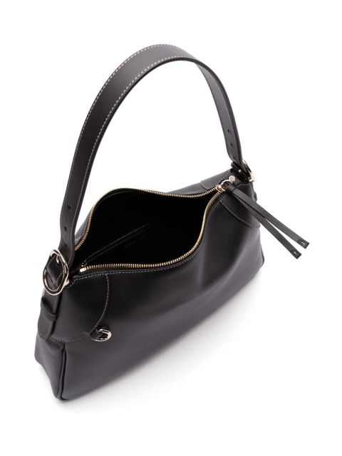 Gucci large GG emblem shoulder bag - Black