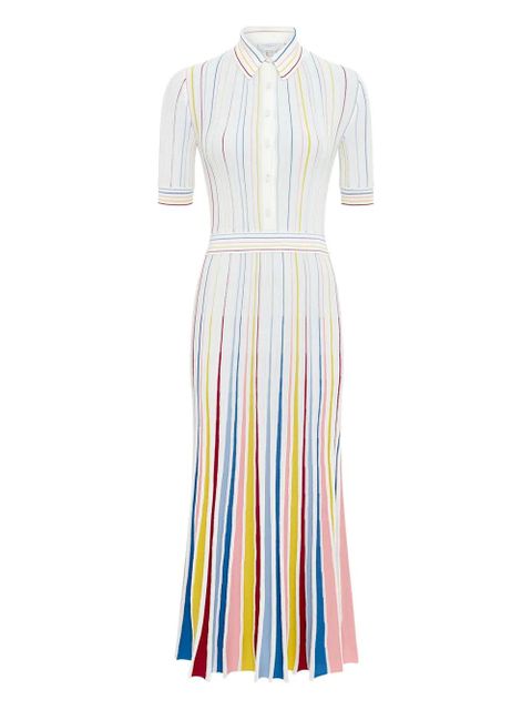 Gabriela Hearst striped shirtdress - White