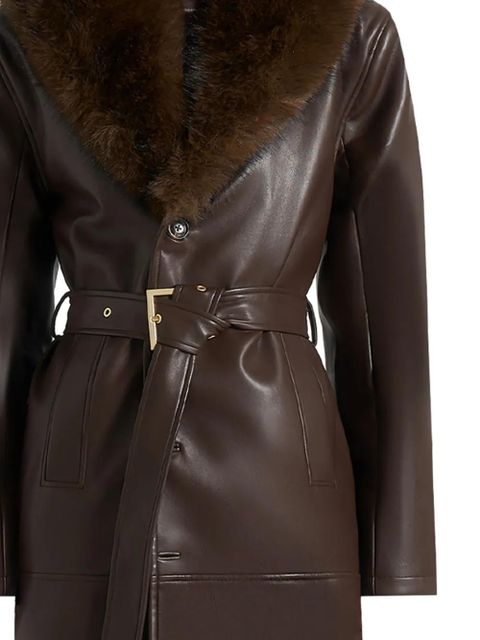Manière De Voir Cenya belted coat - Brown - zdjęcie produktu nr 2