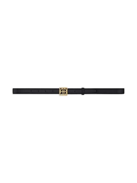 ANINE BING Monogram belt - Black