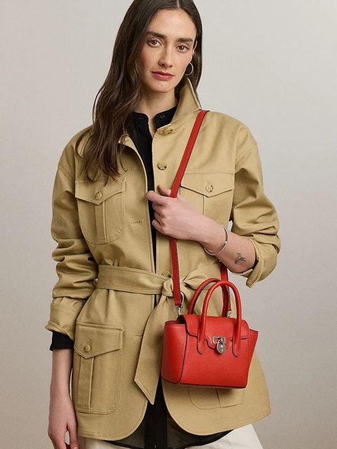 Lauren Ralph Lauren torebka skórzana