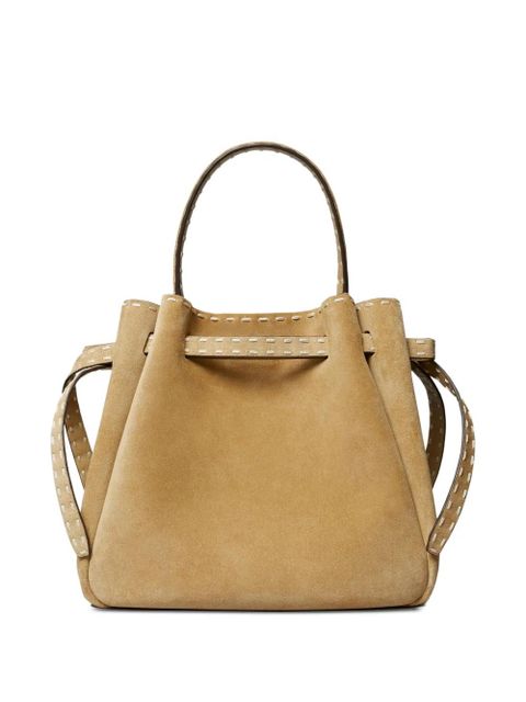 Tory Burch Romy pick stitch bucket bag - Neutrals