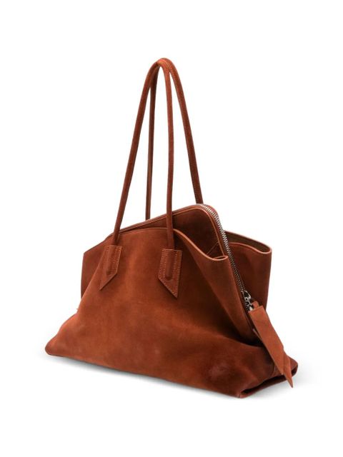 The Attico medium La Passeggiata shoulder bag - Brown