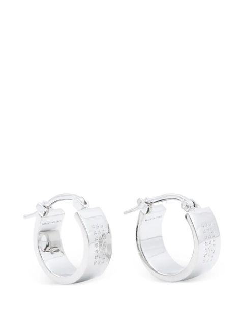 MM6 Maison Margiela polished bijoux earrings - Silver - zdjęcie produktu nr 1