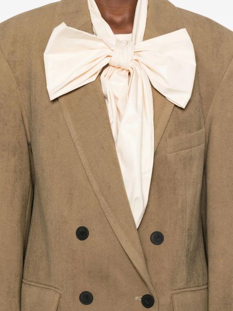 Eleh double-breasted blazer - Green