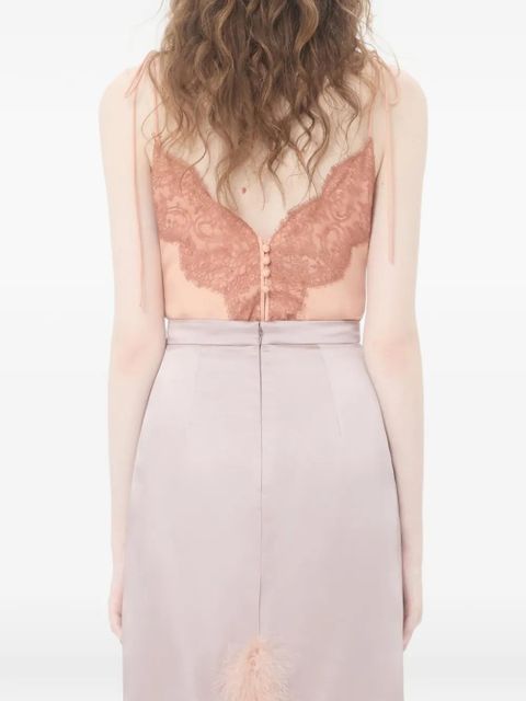 Valentino Garavani crepe de chine top - Pink