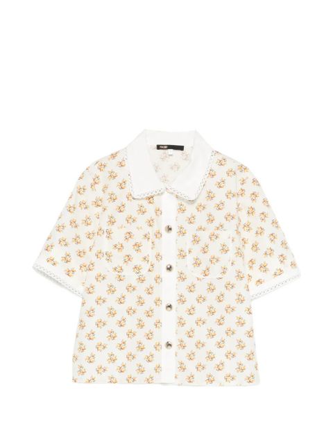 Maje floral shirt - Neutrals - zdjęcie produktu nr 1