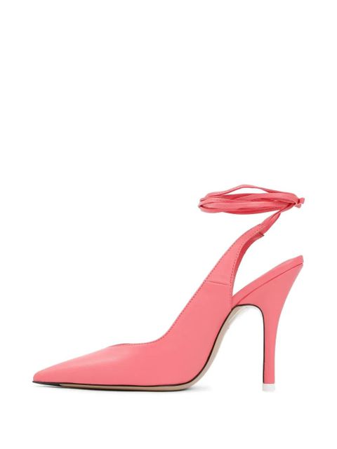 The Attico ankle tie leather pumps - Pink - zdjęcie produktu nr 2