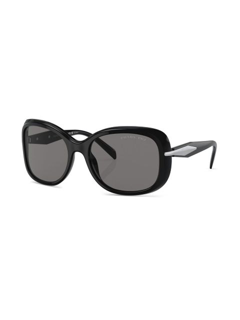 Prada Eyewear logo-arm detail sunglasses - Black - zdjęcie produktu nr 2