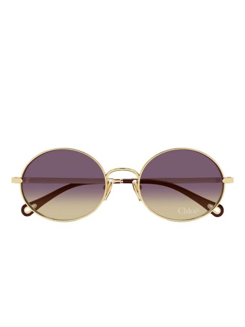 Chloé Eyewear CH0326S round-frame sunglasses - Gold - zdjęcie produktu nr 2