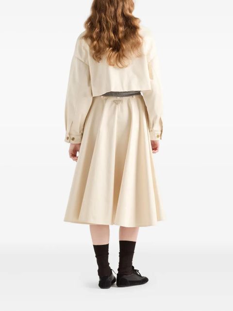 Prada Triangle-logo jacket - Neutrals