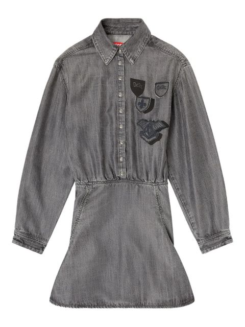 Diesel De-Drevia-S patch mini dress - Grey - zdjęcie produktu nr 1